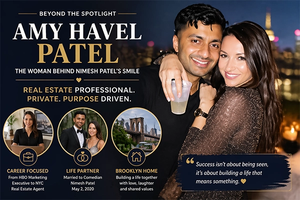 Amy Havel Patel NYC real estate agent and wife of comedian Nimesh Patel