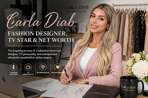 Carla Diab Lebanese-American fashion designer and TV personality