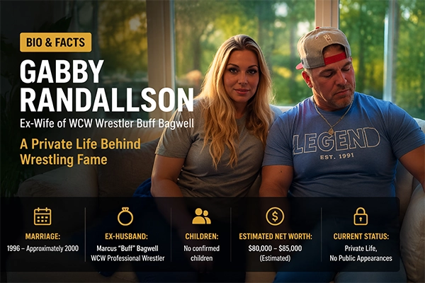 Gabby Randallson Ex-Wife of WCW Wrestler Buff Bagwell, Bio and Facts