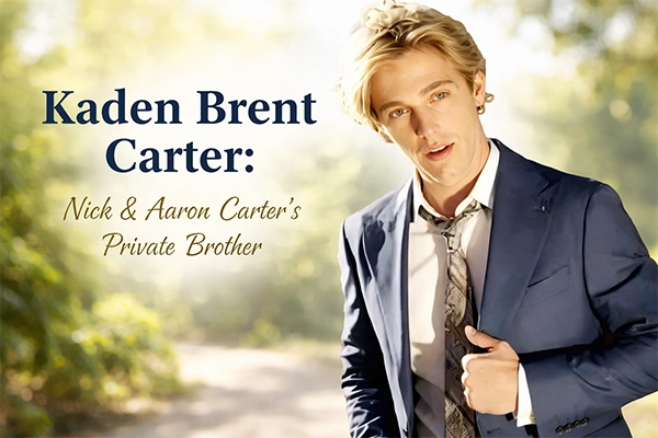 Kaden Brent Carter youngest half-brother of Nick Carter and Aaron Carter from the Carter celebrity family