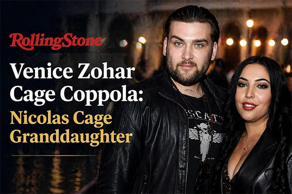 Venice Zohar Cage Coppola daughter of Weston Cage and granddaughter of Nicolas Cage