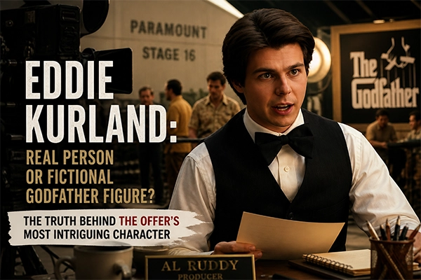 Eddie Kurland fictional character from The Offer Paramount+ miniseries about The Godfather production