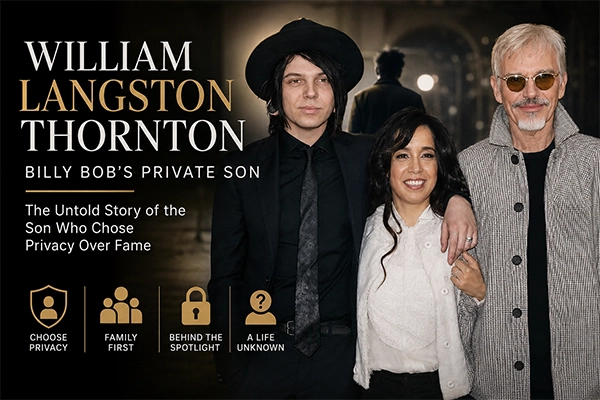 William Langston Thornton, eldest son of actor Billy Bob Thornton, known for choosing a private life away from Hollywood